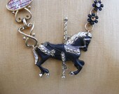 Asbury Carousel - Upcycled Vintage Necklace