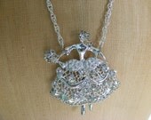 Swinging Bride - Upcycled Vintage Pin