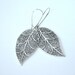 filigree leaf earrings,delicate jewelry,nature-inspired jewelry