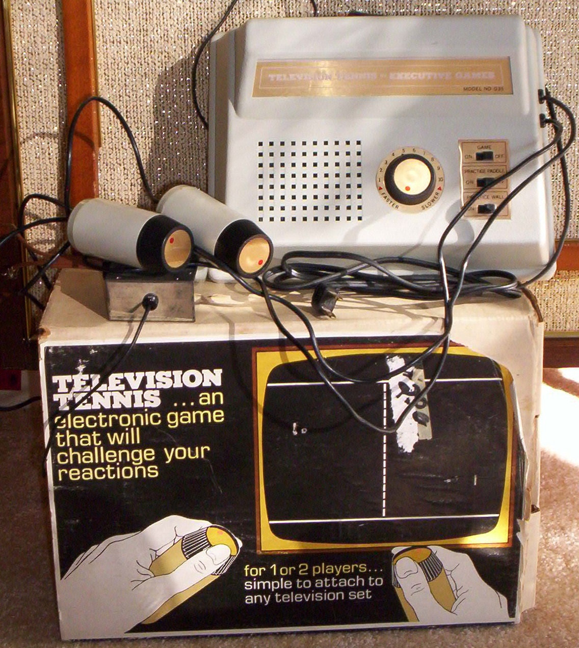 Vintage 70's Electronic Television Tennis Game by FrenchToastKitty