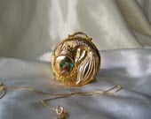 Vintage Perfume Compact Fish by Revlon