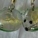 Crystal mouse (mice) earrings