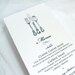 Printable Wedding Menu Dinner Menu Silverware Digital File for Self-Print