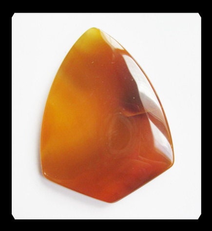 Red Agate Cabochon,33x44x5mm,13.88g