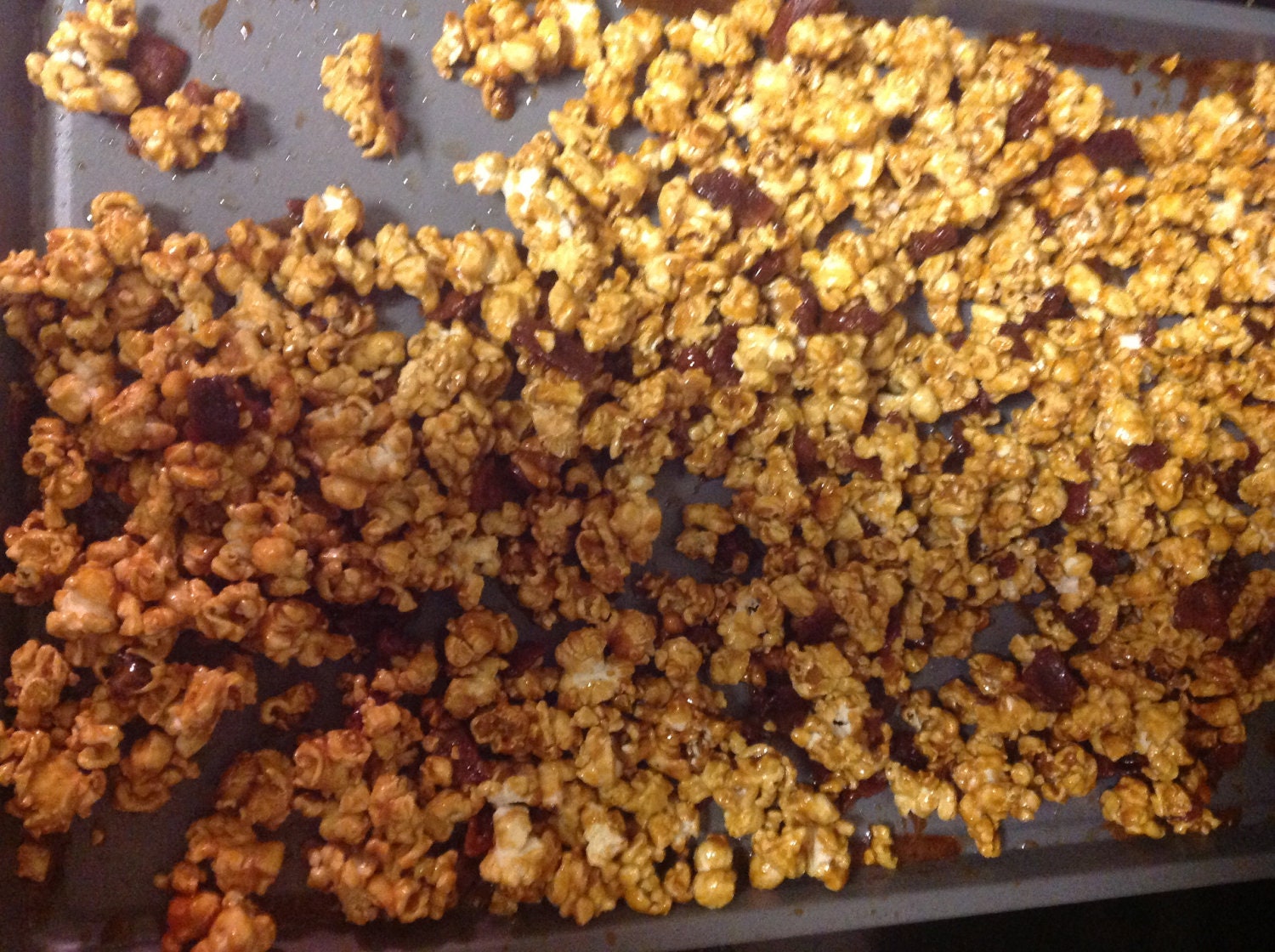 1 pound Homemade Carmel bacon popcorn- made to order, Christmas snacks, holiday, Christmas present, homemade Carmel