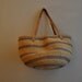 Woven Navy & Tan Market Tote