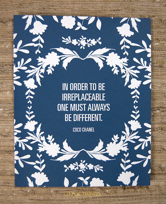 In order to be irreplaceable (Small Navy)