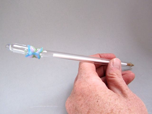 Butterfly Glass Writing Pen
