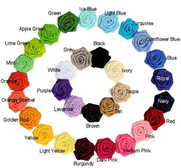 Custom Treo Rosette Headband with Rhinestone Center for Baby Toddler Newborn