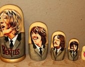 Beatles Nesting doll babushka dolls set of 5