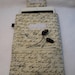 iPad Mini case / cover / sleeve with zippered storage pocket - Script design