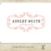 Premade Logo Design for photographer and chic boutique etsy store - OOAK option available - pm187
