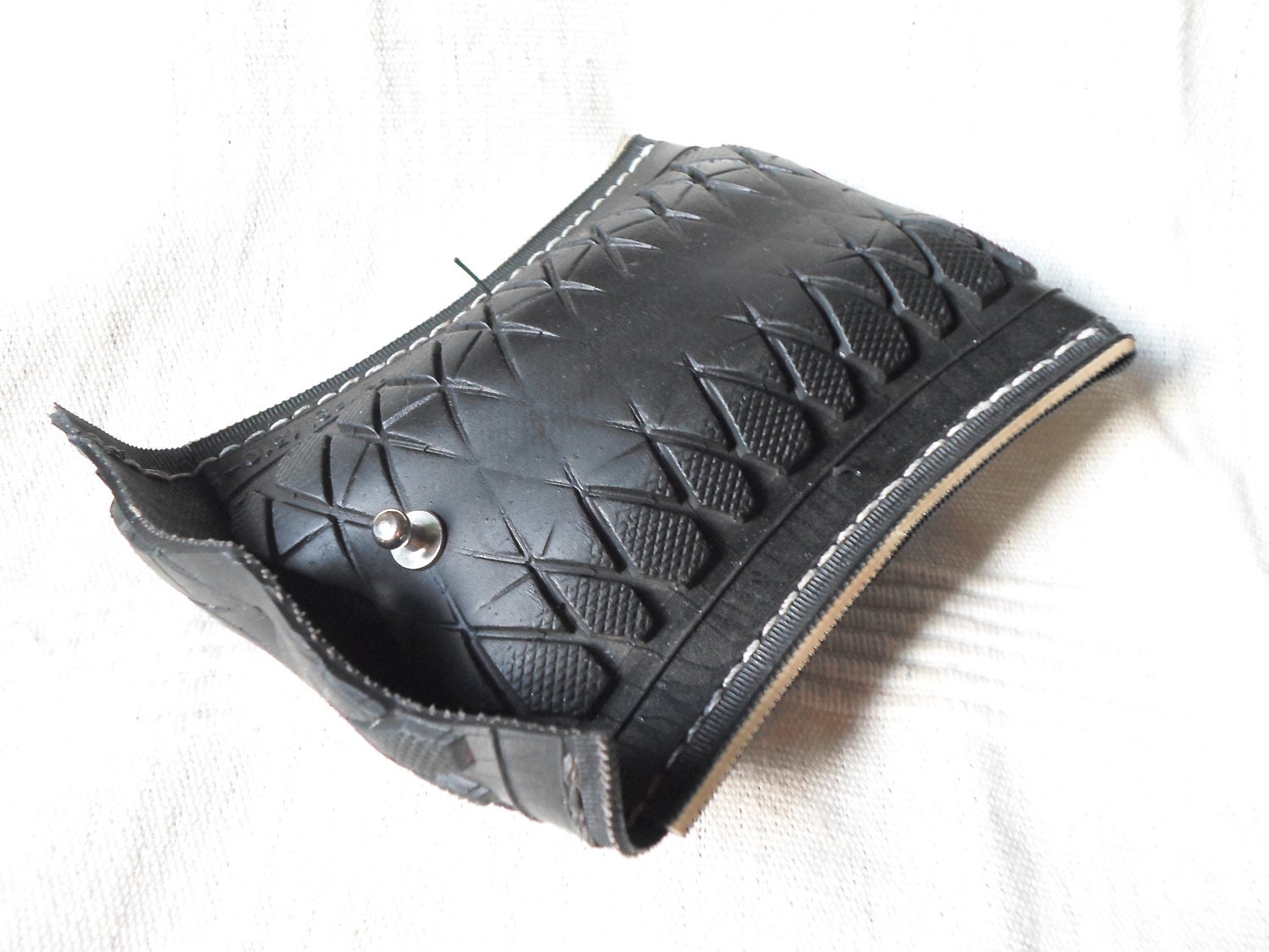 Spare Tyre Pouch- Handstitched, made from a recycled BMX tyre