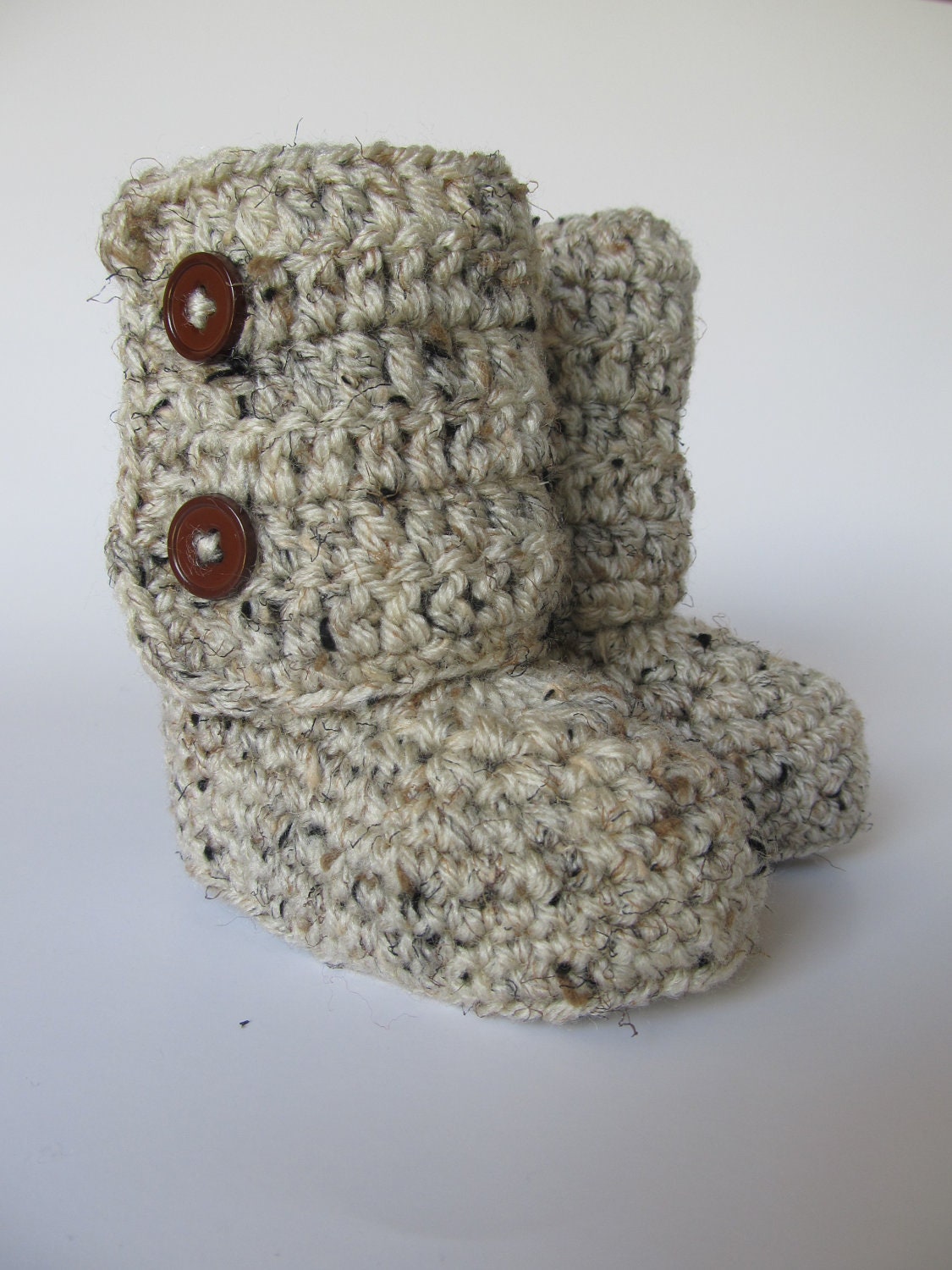 Baby Ankle Boots -Crochet Baby Booties