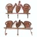 Industrial Decor Garden Tool Art  Coat Hook Rack Ornamental Iron Cast Iron