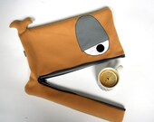 Soft Mustard Whale laptop sleeve, laptop cozy, 17 inch, 15 inch 13 inch