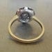 Diamond Engagement Ring 1930's Flower Design
