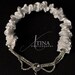 Sexy Glam Couture Crystal White Satin Wedding Garter