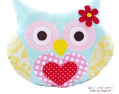 Owl Sewing Pattern - Owl Pillow Pattern - PDF Pattern