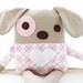 Dog Sewing Pattern - Plush Dog Softie Pattern - PDF