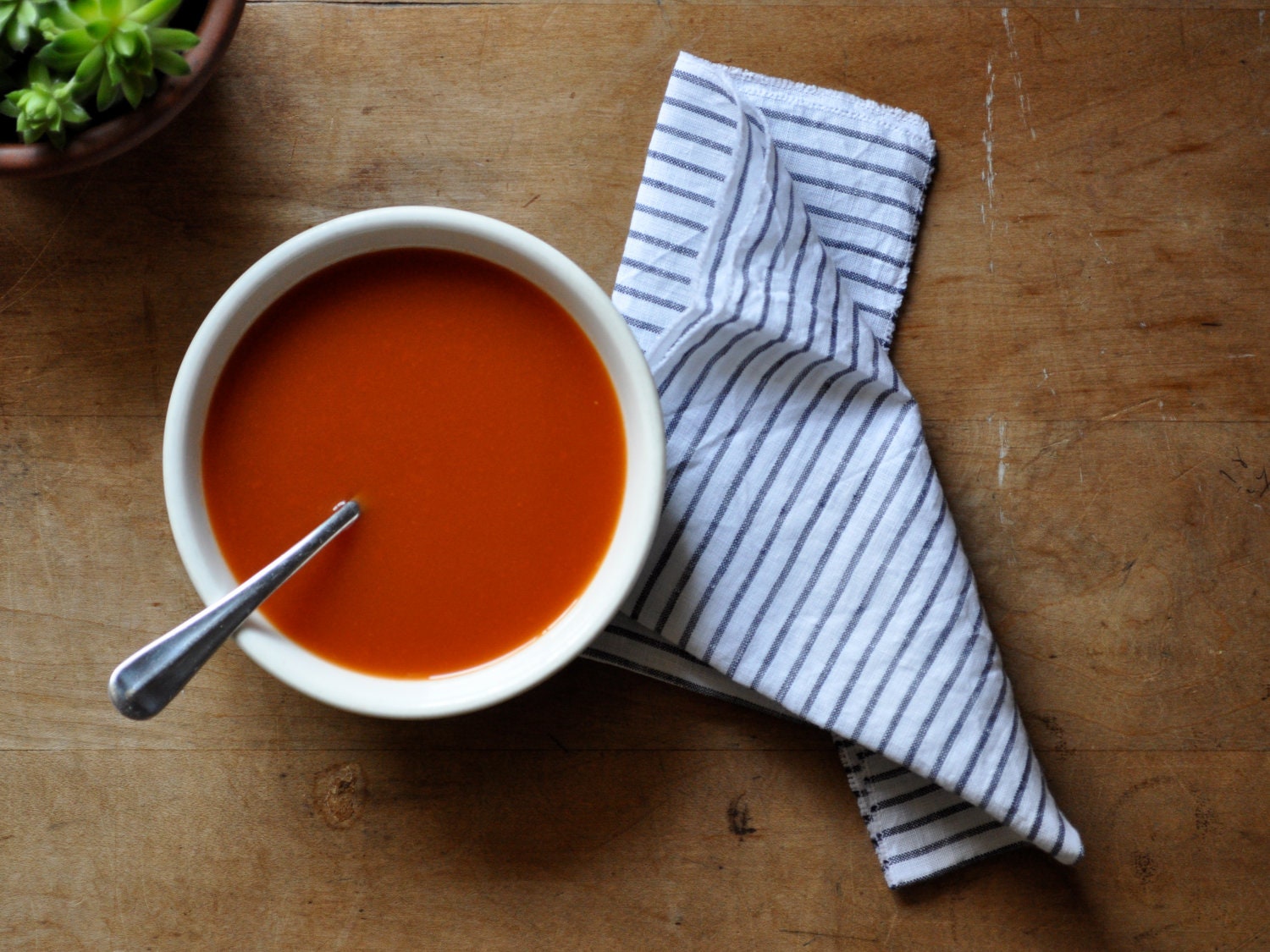 LUNCH NAPKIN - linen black stripe