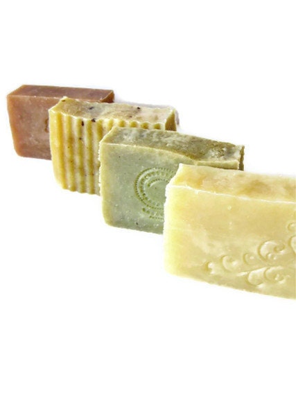 Handmade Soap  - Natural Soap - Choose 4 full size bars - Vegan Friendly - Delicate by Nature