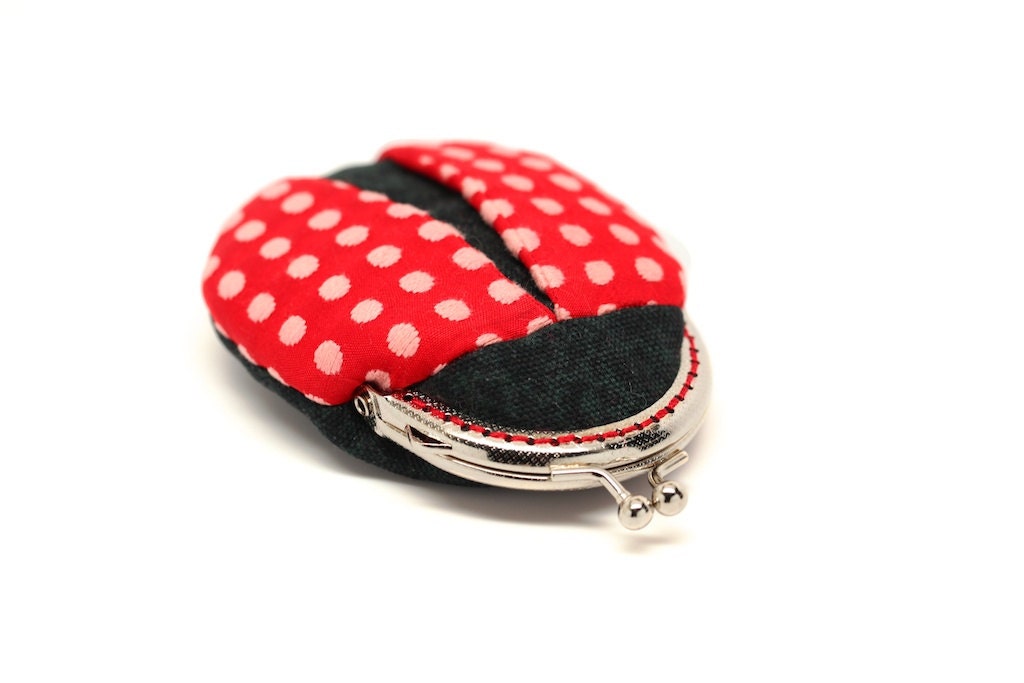 Magical ladybug mini coin purse