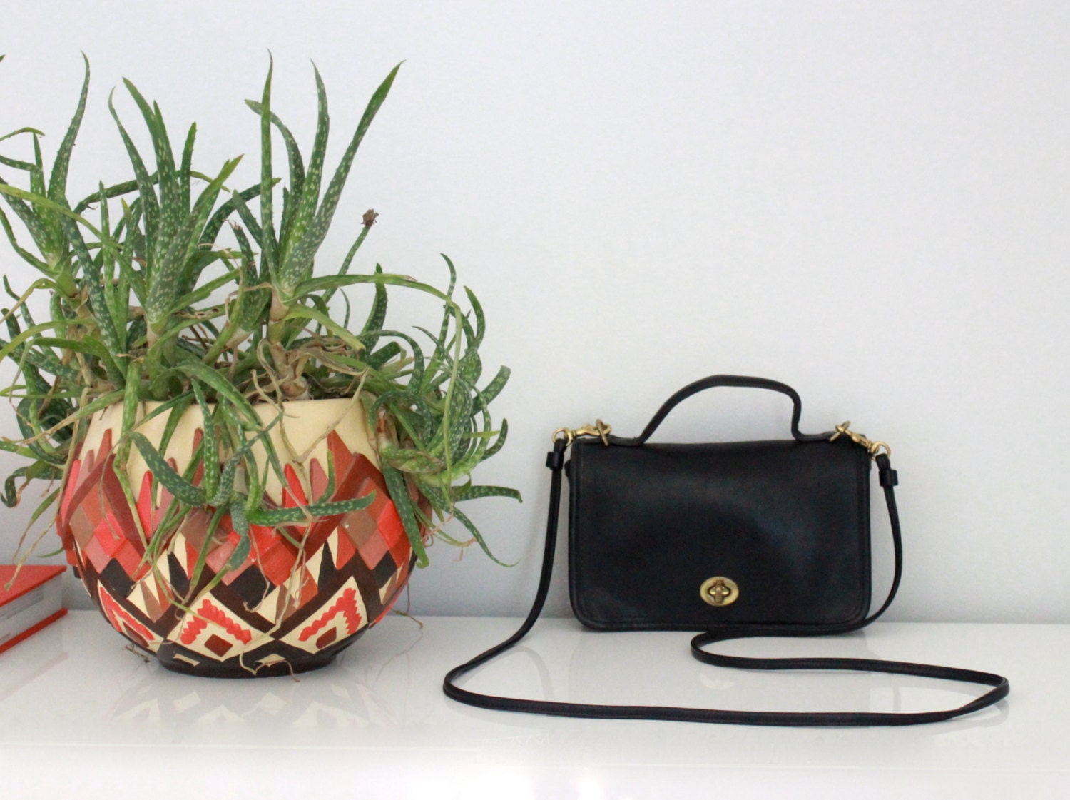 COACH Mini Messenger Bag in Black 9924 // Coach Cross Body Casino Bag