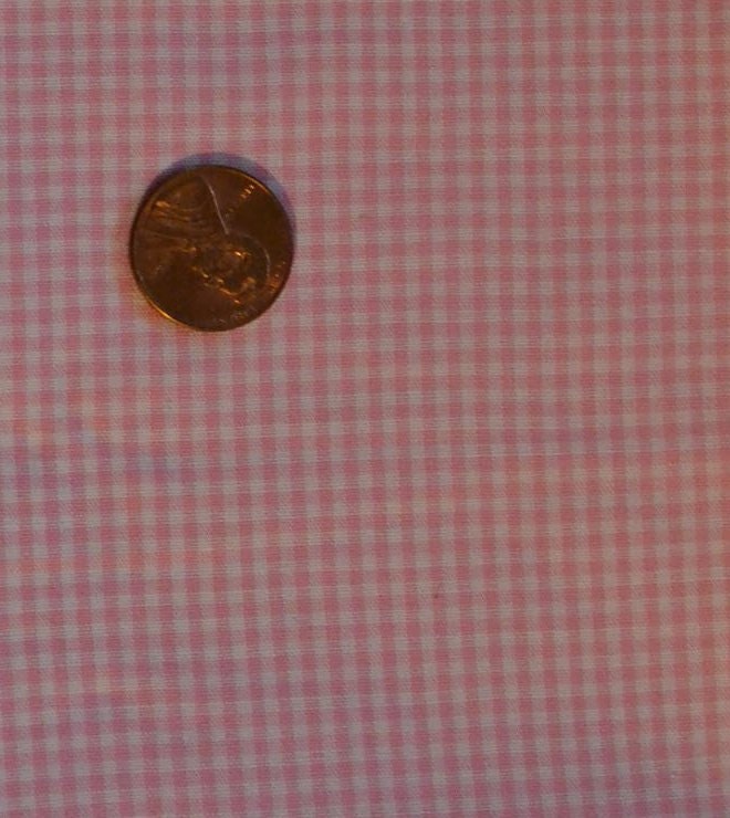 Pink Gingham Fat Quarter Quilting Cotton