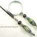 Letter Opener & Magnifying Glass of Lampwork Beads