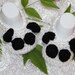 Panda Shoes, Baby Booties, Baby Panda, Baby Shoes, Crochet Baby Booties, Photo Prop, READY TO SHIP