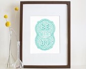 Be, Do, Breathe Venn by Pen 8"x10" Print