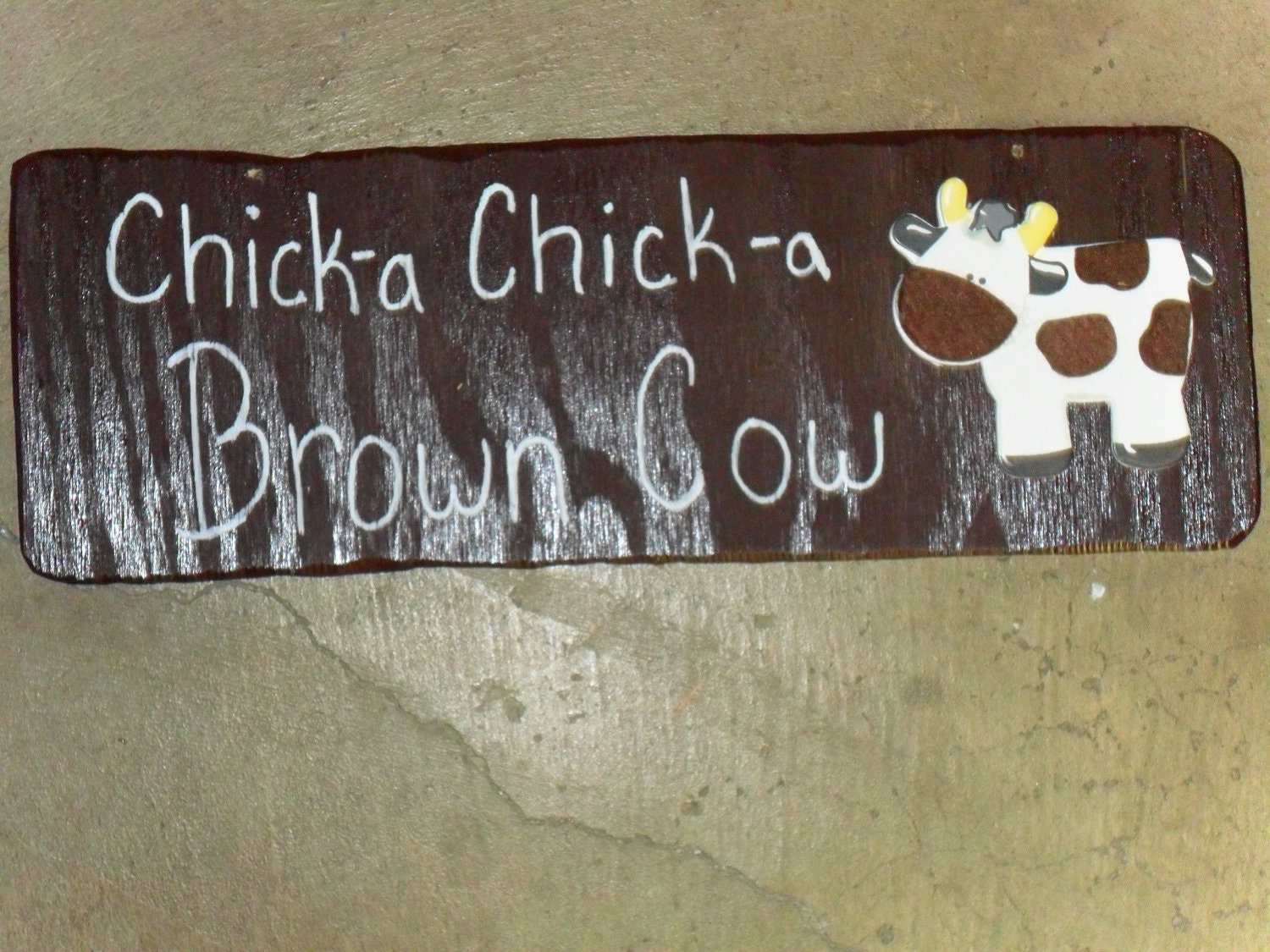 Funny Brown Cow