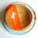 Modern Neon Hardwood 10" Dinner Plate, Electric Orange