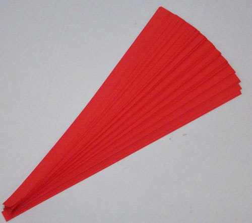 Lucky Stars Paper Strips (100): Red