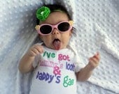 I've got mommy's looks & daddy's gas - Funny Baby ONESIE - Toddler Tee also available