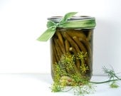 Spicy Autumn Organic Dilly Beans Madmen Martini Garnish