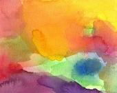 Art Print, Watercolor, Paradise, 16 x 20