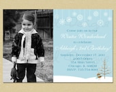 Winter Wonderland Christmas Birthday Invitation Neutral (Boy or Girl) Il_170x135