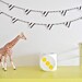 Paper Garland - Black and White  6.5ft ( 2.0m )