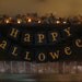 Halloween Banner Happy Halloween Black and Orange Sign Garland Handmade Halloween Photo Prop