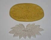 Silicone beaded medallion Mold for cake decorating cupcake decorating, chocolate, hard candy, polymer clay, resin, wax, soap, silicone mould