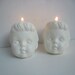 Vintage Doll Head Tea Light Candle Holder