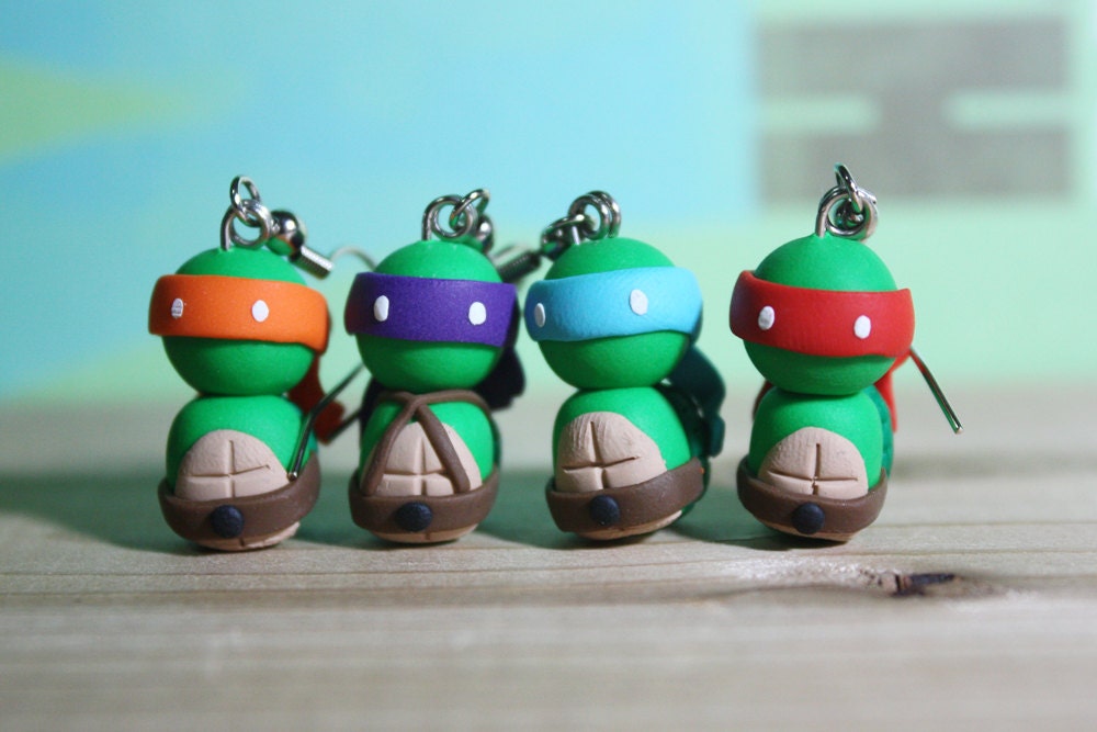 TMNT Chibi Dangle Earrings