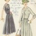 Vintage 1950s Vogue 8998 One piece dress Bust 38