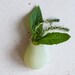 Wearable Planter Lapel Pin, in Mint Green