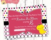 Cool Chick Custom Girl's Birthday Party Invitation - DIY Printable File Il_170x135