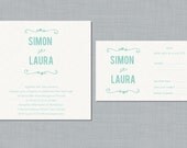 Printable Wedding Invitation Set - Laura