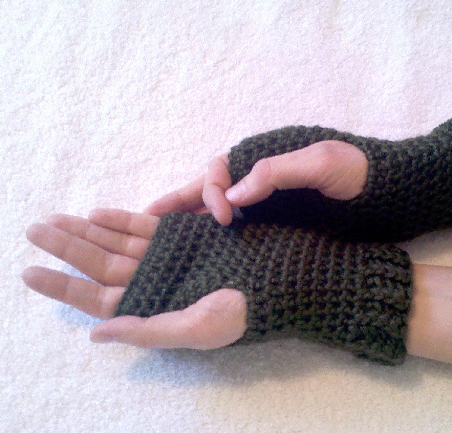 Unisex Fingerless Gloves - For Driving and Keyboard - MADE-TO-ORDER
