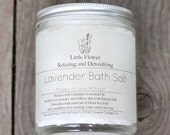Lavender Bath Salt / Detoxifying Dead Sea Salt / Lavender aromatherapy bath salt / High mineral therapeutic  bath salt